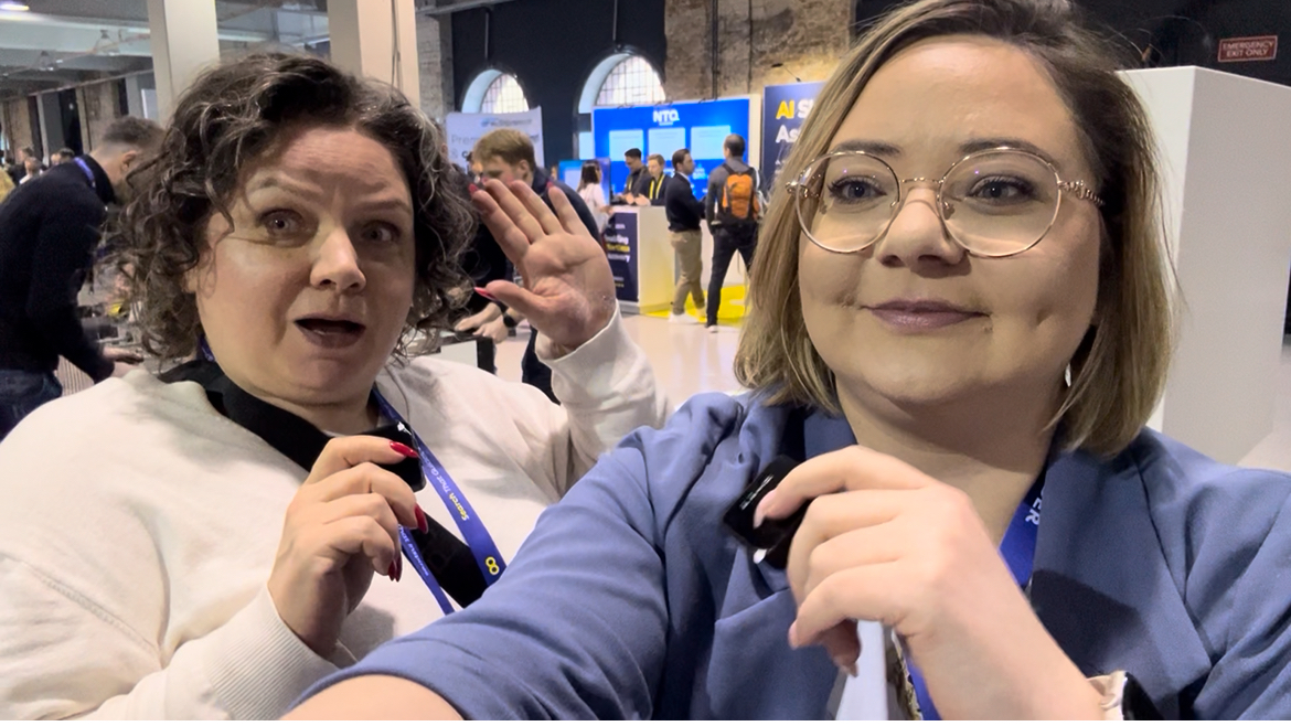 Natalie i Patrycja z Babek po swojemu na konferencji technologicznej